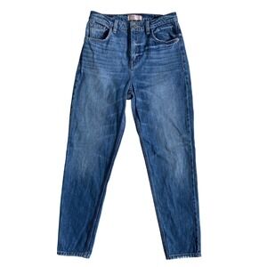 Guess Jeans Wmns High Rise Mom Jeans Medium Wash Tapered Leg W71A21D2LX0 Size 28